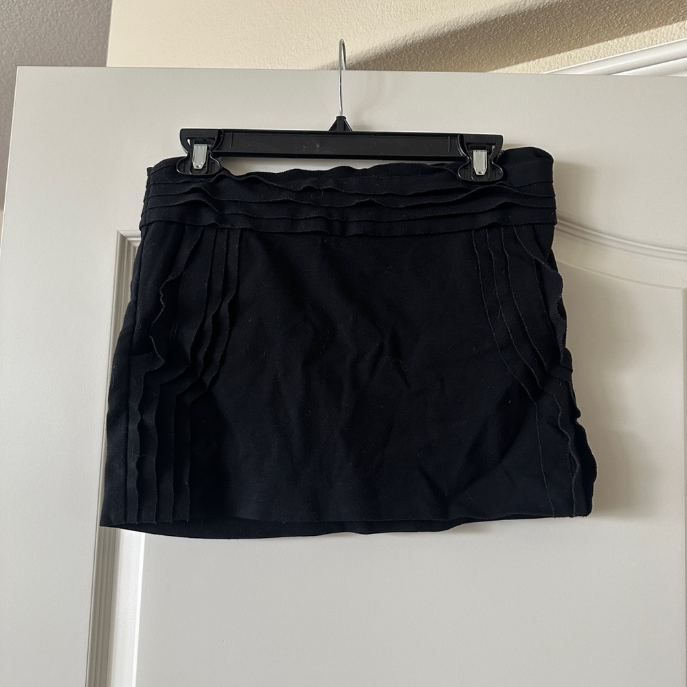 Diane Von Furstenberg Black Mini Skirt